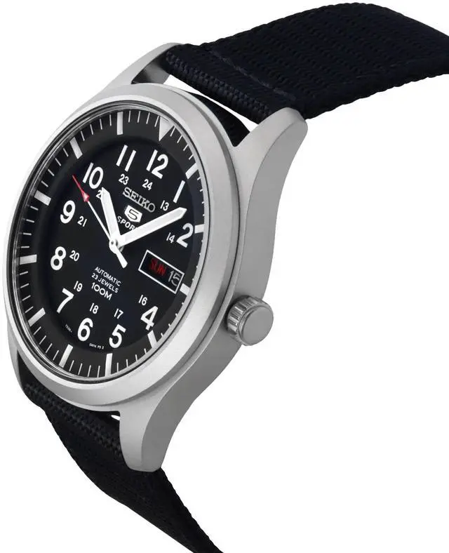 Alt view image 12 of 16 - Seiko Men's 5 Automatic Watch SNZG15K1