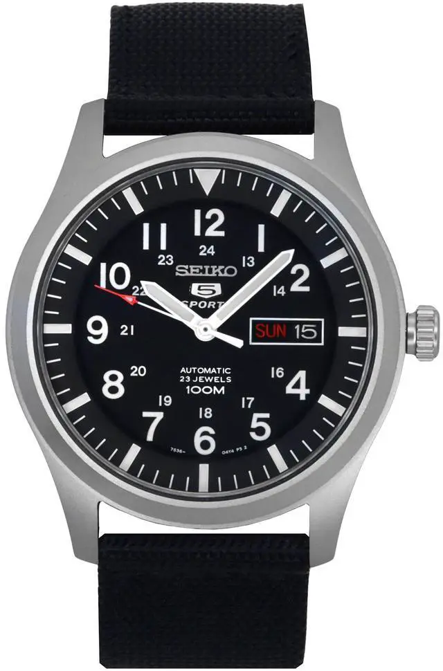 Alt view image 10 of 16 - Seiko Men's 5 Automatic Watch SNZG15K1