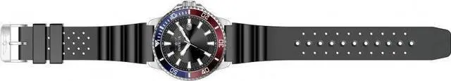 Alt view image 3 of 3 - Invicta Pro Diver Silicone Strap Black Dial Magnifier On Date 46131 Mens Watch