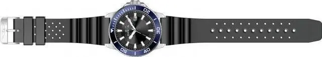 Alt view image 3 of 3 - Invicta Pro Diver Silicone Strap Black Dial Magnifier On Date 46089 Mens Watch