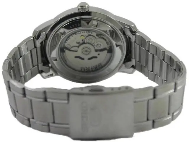 Alt view image 7 of 7 - Seiko 5 Automatic 21 Jewels Blue Quarter Speed Dial Look SNKK27K1 30M Mens Watch