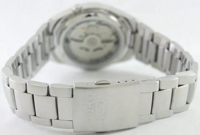Alt view image 6 of 7 - Seiko 5 Automatic 21 Jewels Blue Dial Stainless Steel SNK603K1 Analog Mens Watch