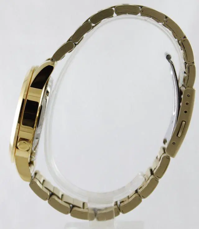 Alt view image 3 of 5 - Seiko 5 21 Jewels Gold Tone Luminous Hands Markers SNKE56K1 Automatic Mens Watch