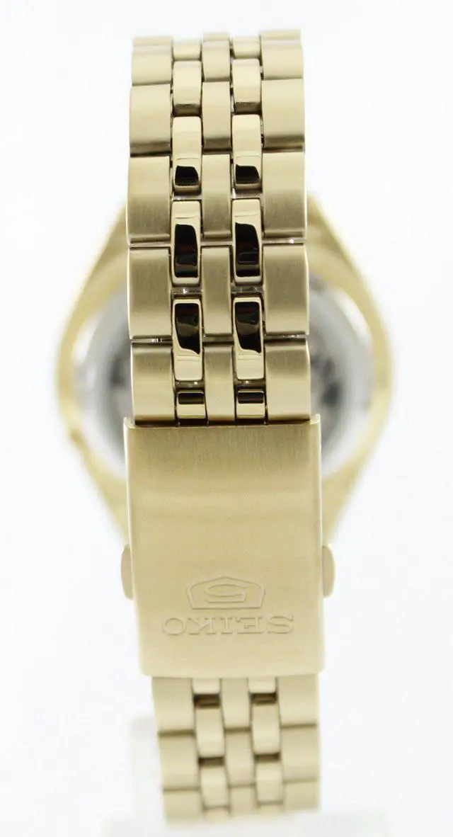 Alt view image 4 of 7 - Seiko 5 Automatic 21 Jewels Black Dial Roman Numerals SNKL40K1 30M Mens Watch