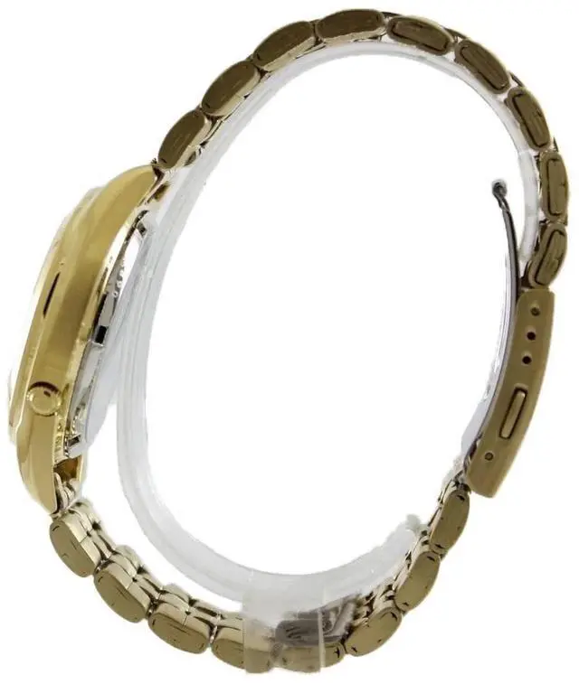 Alt view image 3 of 7 - Seiko 5 Automatic 21 Jewels Gold Tone Dial Stainless Steel SNKL28K1 Mens Watch