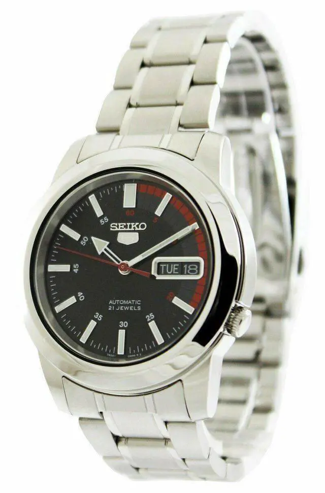 Alt view image 3 of 9 - Seiko 5 Silver Watch SNKK31K1