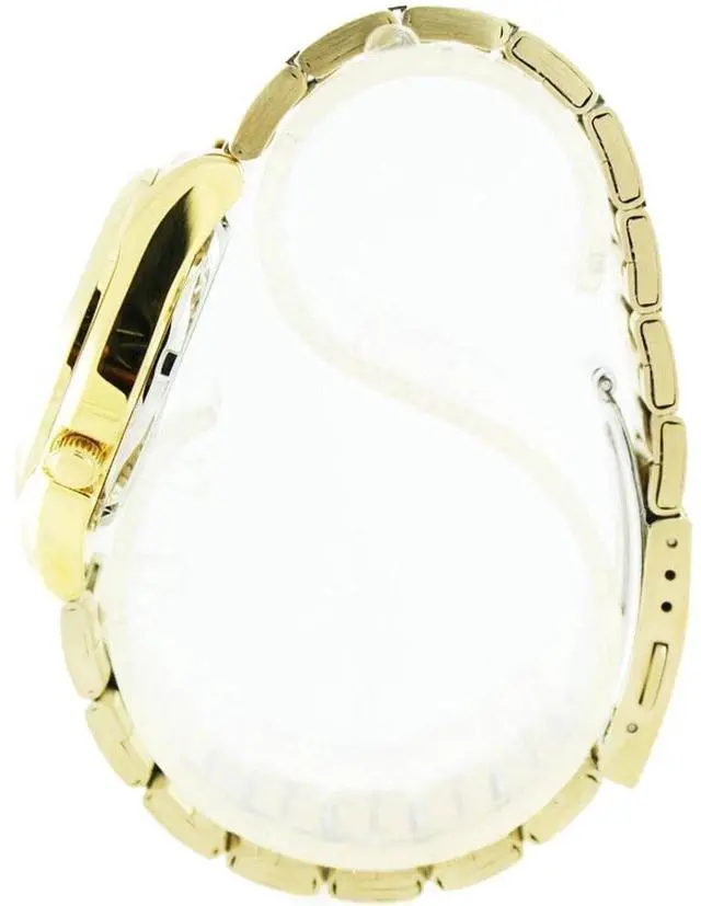 Alt view image 2 of 6 - Seiko 5 Automatic 21 Jewels SNKL48K1 Gold Plated Stainless Steel 30M Mens Watch
