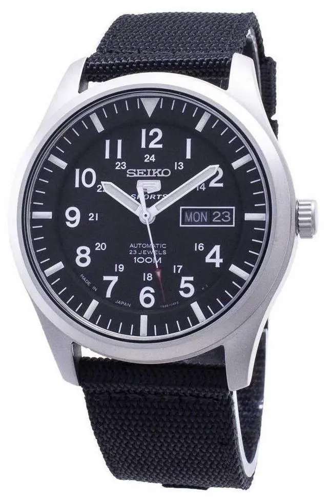 Alt view image 8 of 13 - Seiko 5 Sports Automatic Watch SNZG15J1 SNZG15J