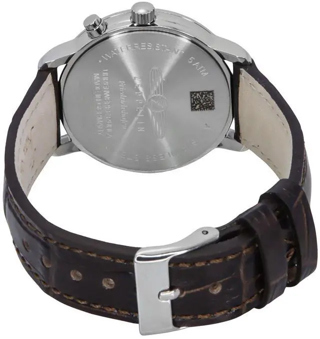 Alt view image 3 of 3 - Zeppelin Friedrichshafen Leather Strap Gold Dial Quartz 85375 Women's Watch