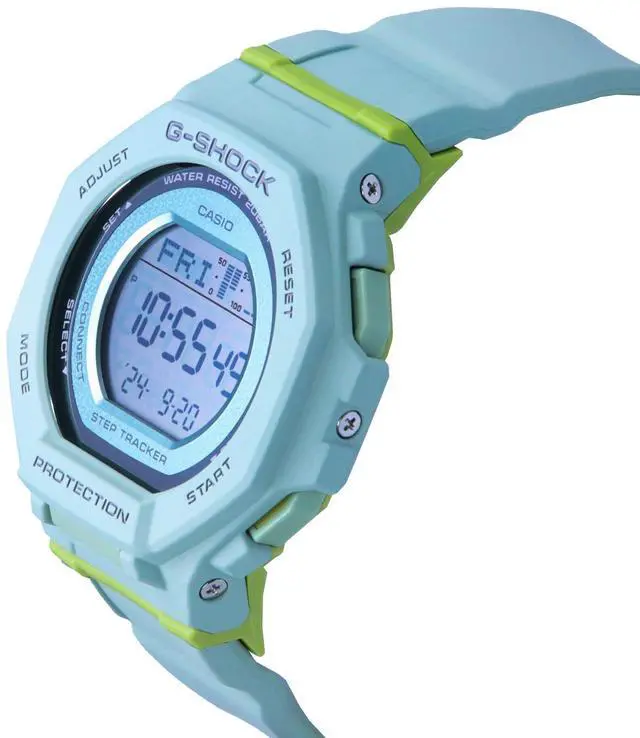 Alt view image 3 of 4 - Casio G-Shock Pale Green Dial Quartz Sports 200M Women's Watch GMD-B300-3