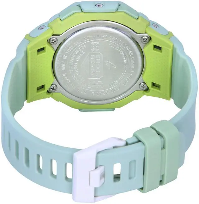 Alt view image 4 of 4 - Casio G-Shock Pale Green Dial Quartz Sports 200M Women's Watch GMD-B300-3