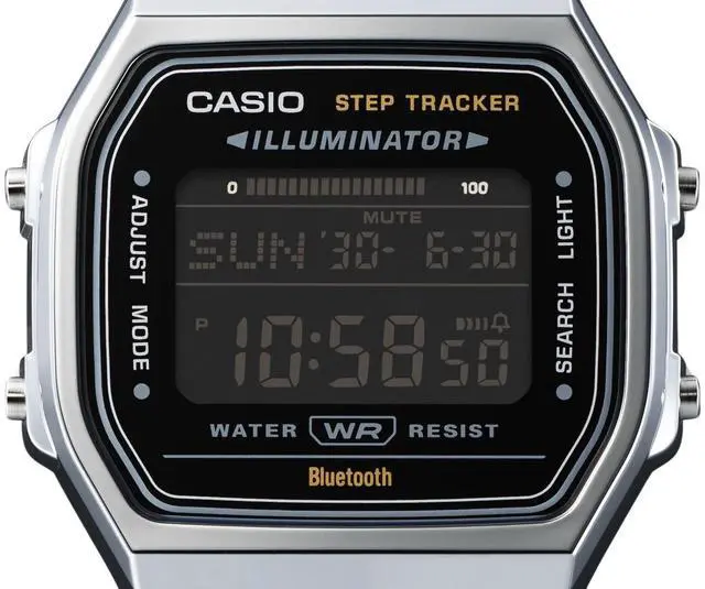 Alt view image 2 of 3 - Casio Vintage Digital Smartphone Link Casual Quartz Unisex Watch ABL-100WE-1B
