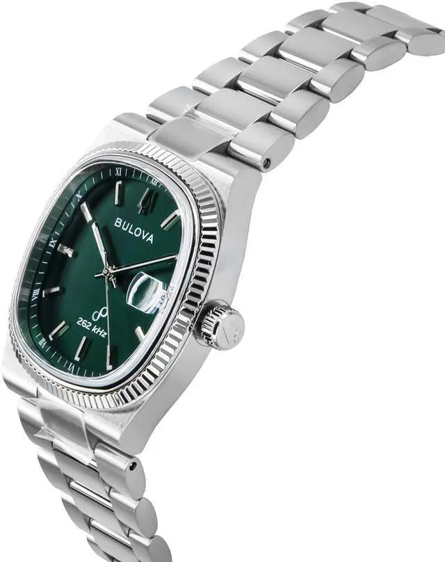 Alt view image 3 of 4 - Bulova Classic Green Dial Quartz Dress Men's Watch 96B439