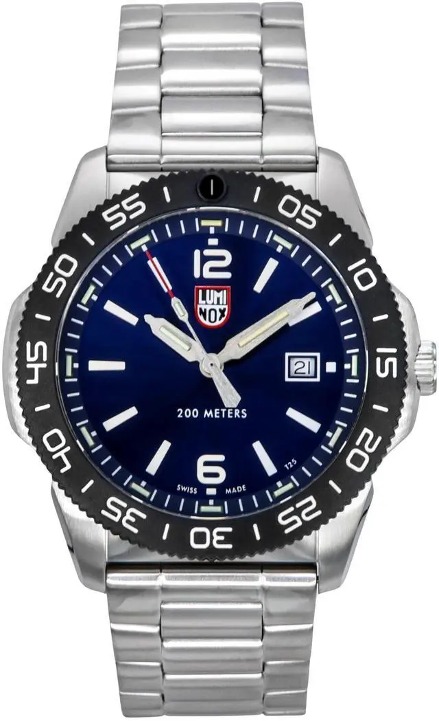 Alt view image 8 of 11 - Luminox Pacific Diver XS.3123 Blue Dial Stainless Steel 200M Quartz Men's Watch