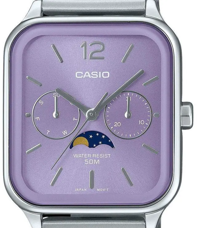 Alt view image 2 of 3 - Casio Standard Purple Dial Quartz Casual Men's Watch MTP-M305D-6AV