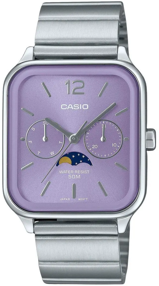 Main image of Casio Standard Purple Dial Quartz Casual Men's Watch MTP-M305D-6AV