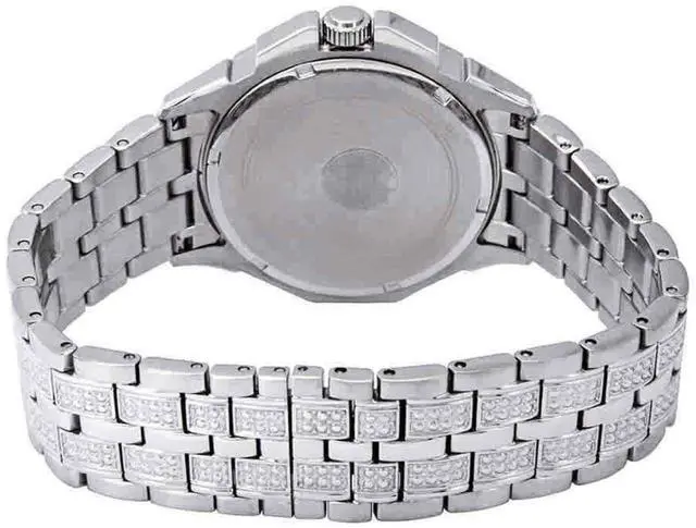 Alt view image 9 of 9 - Bulova Mens Crystal Multifunction Stainless Steel Quartz Watch 96C134