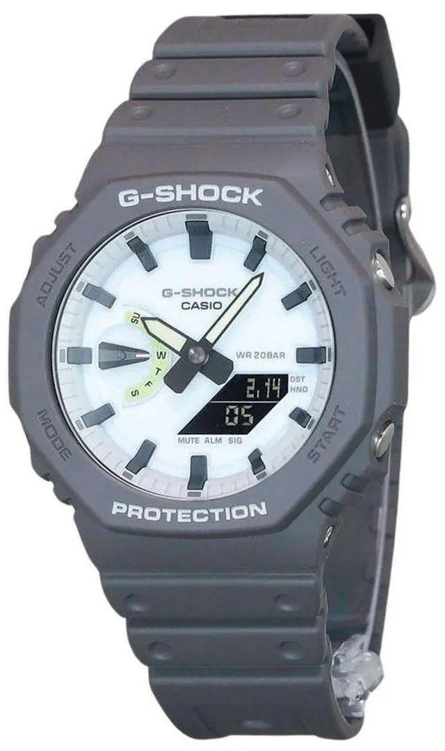 Main image of Casio G-Shock White Dial Quartz Sports 200M Men's Watch GA-2100HD-8A