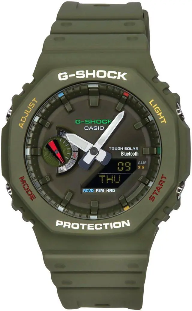 Main image of Casio G-Shock Green Dial Solar Sports 200M Men's Watch GA-B2100FC-3A
