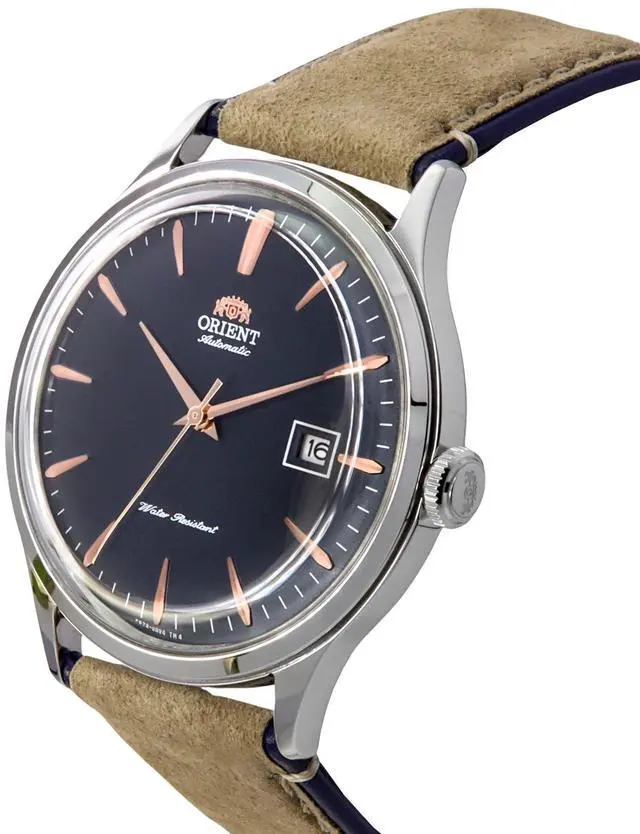 Alt view image 2 of 3 - Orient Bambino Navy Blue Dial Dress Automatic Men's Watch RA-AC0P02L10B