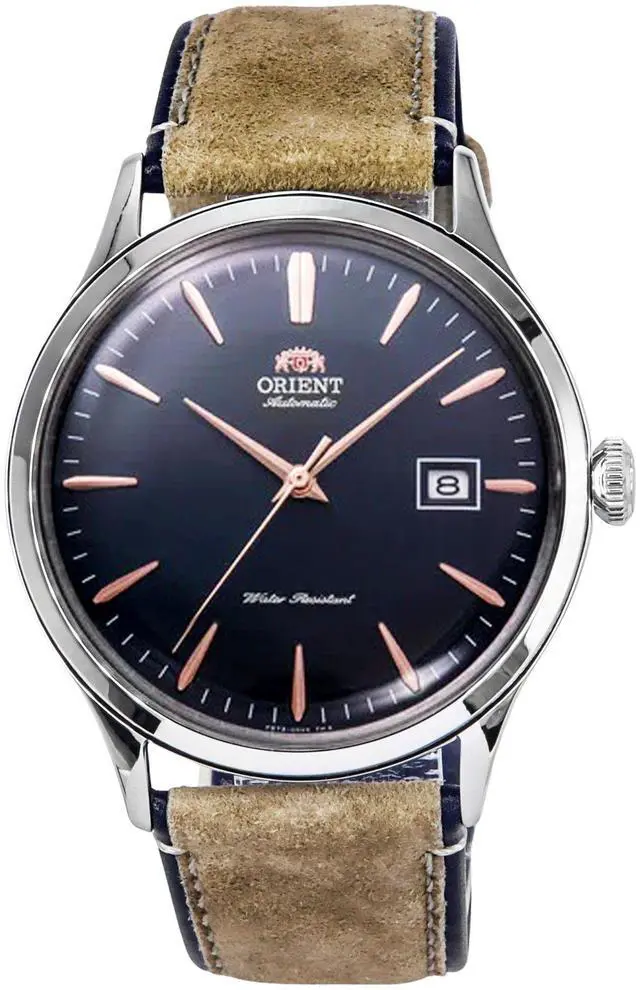 Main image of Orient Bambino Navy Blue Dial Dress Automatic Men's Watch RA-AC0P02L10B