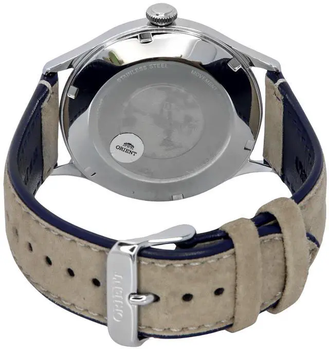 Alt view image 3 of 3 - Orient Bambino Navy Blue Dial Dress Automatic Men's Watch RA-AC0P02L10B