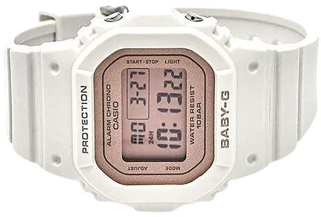 Alt view image 4 of 4 - Casio Baby-G Digital White Resin Strap Quartz BGD-565SC-4 100M Women's Watch