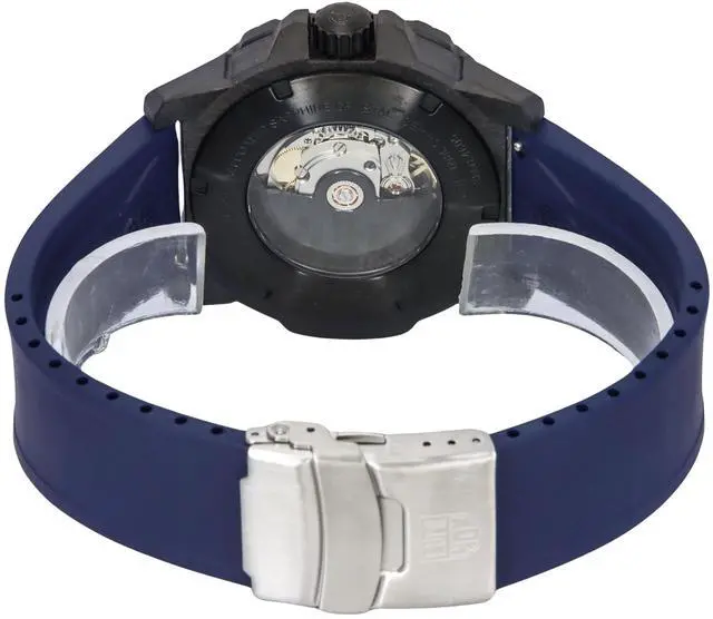 Alt view image 7 of 7 - Men's Luminox Carbon SEAL Automatic Swiss Made Dive Watch 3863