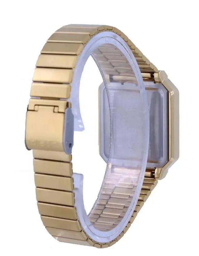 Alt view image 4 of 4 - Casio Youth Vintage Stainless Steel Digital A100WEG-9A A100WEG-9 Women's Watch