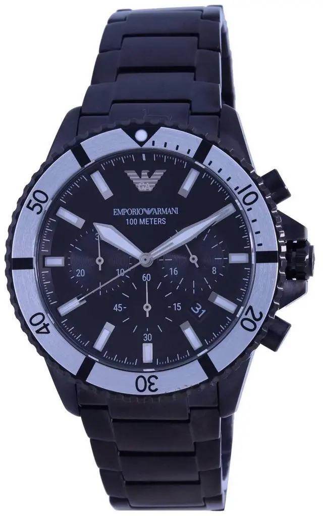 Main image of Emporio Armani Diver Chronograph Quartz AR80050 100M Men's Watch