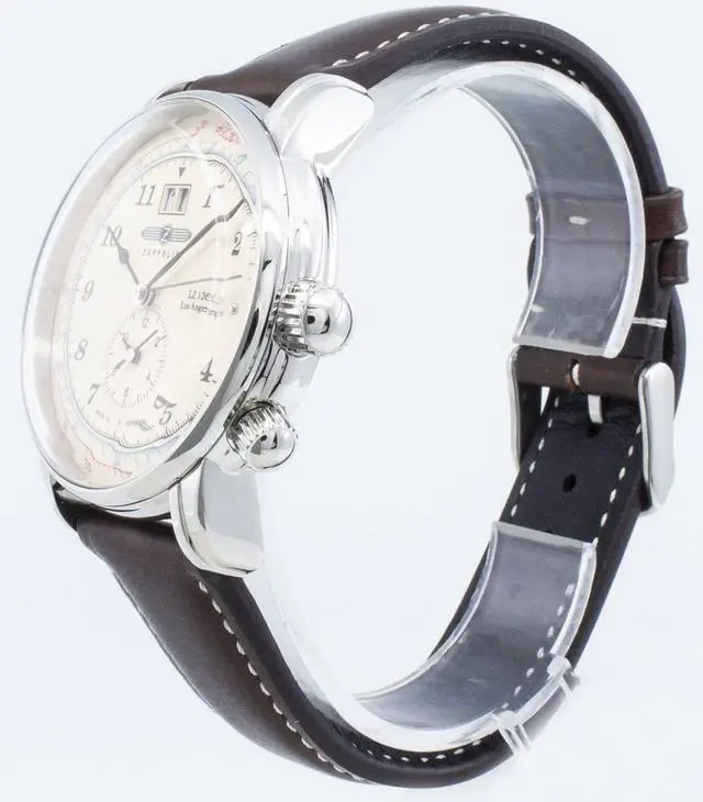 Alt view image 2 of 3 - Zeppelin LZ126 Los Angeles 8644-5 86445 Quartz Pulsometer Men's Watch