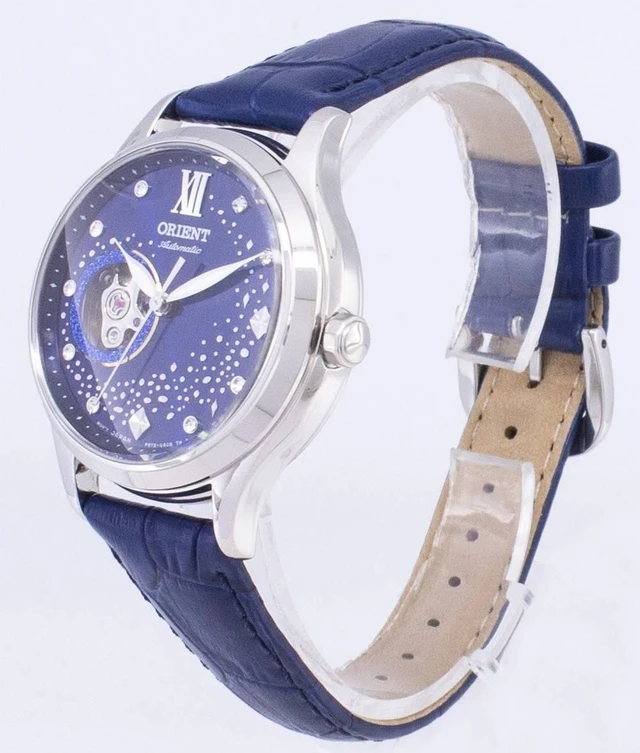 Alt view image 2 of 3 - Orient Automatic RA-AG0018L10B Open Heart Dimond Accents Women's Watch