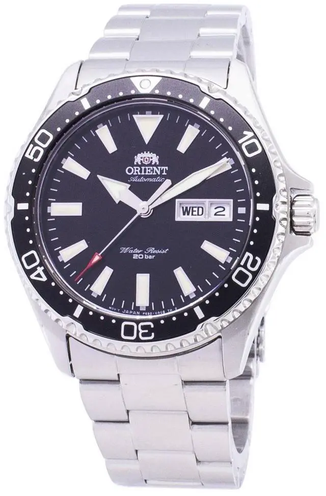 Alt view image 6 of 9 - Men's Orient Kamasu Diver's Steel Automatic Watch RA-AA0001B19B
