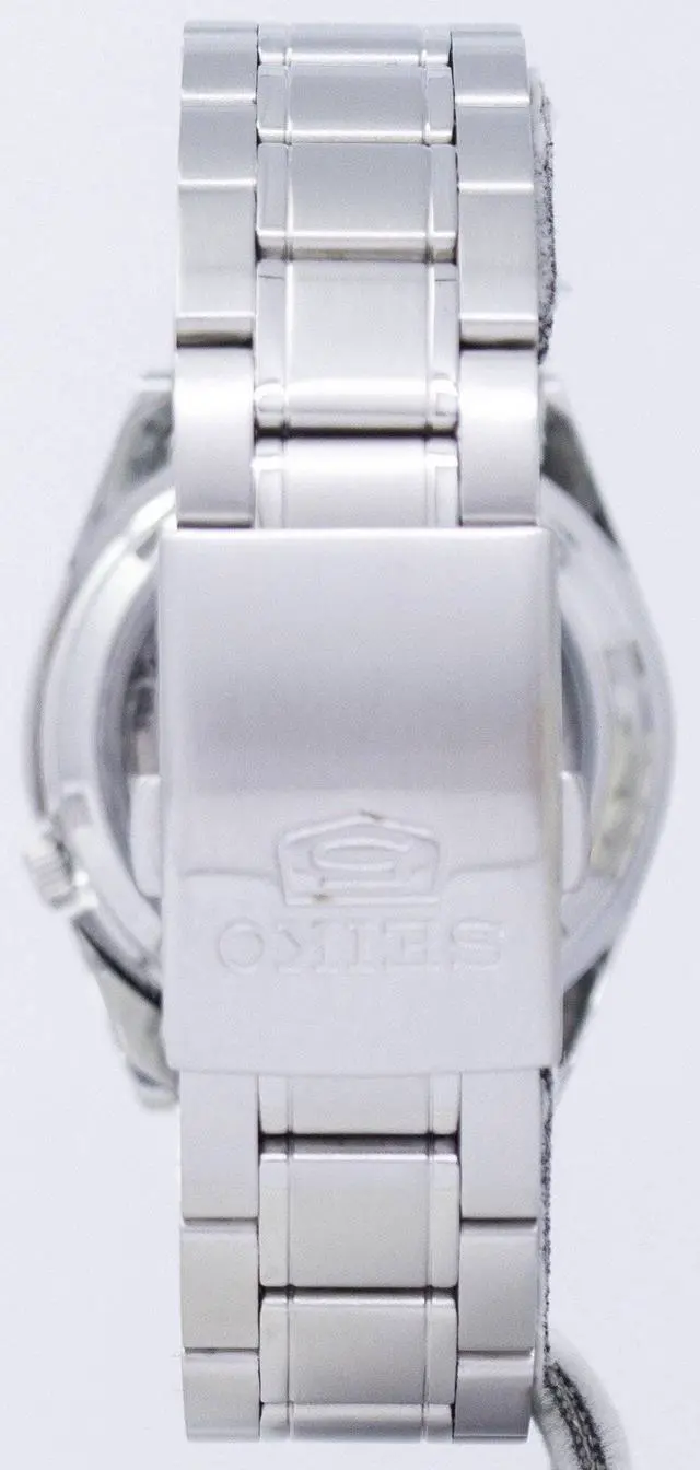 Alt view image 5 of 8 - Seiko 5 #SNKL41K1 Men's Stainless Steel Silver Dial Self Winding Automatic Watch