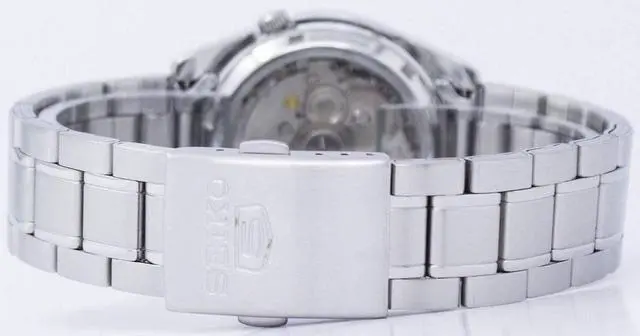 Alt view image 7 of 8 - Seiko 5 #SNKL41K1 Men's Stainless Steel Silver Dial Self Winding Automatic Watch