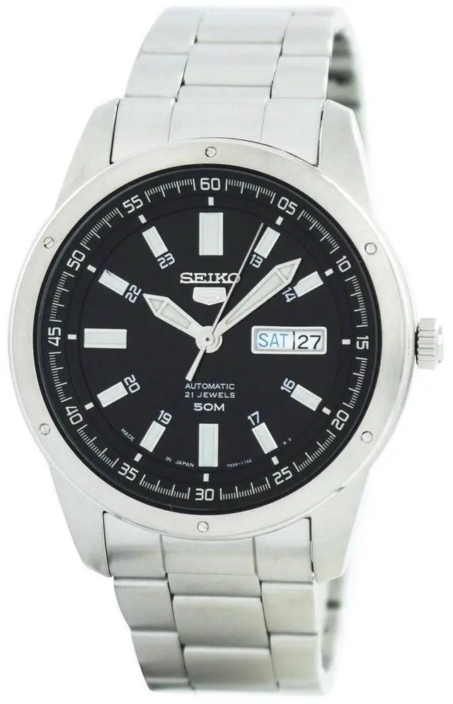 Main image of Seiko 5 Automatic 21 Jewels Japan Made SNKN13 SNKN13J1 SNKN13J Men's Watch