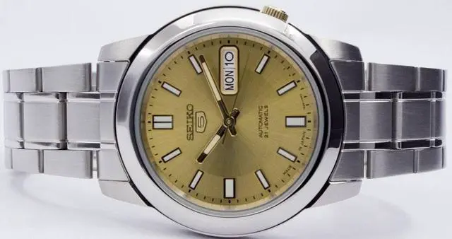 Alt view image 5 of 7 - Seiko 5 Automatic 21 Jewels Japan Made SNKK13 SNKK13J1 SNKK13J Men's Watch