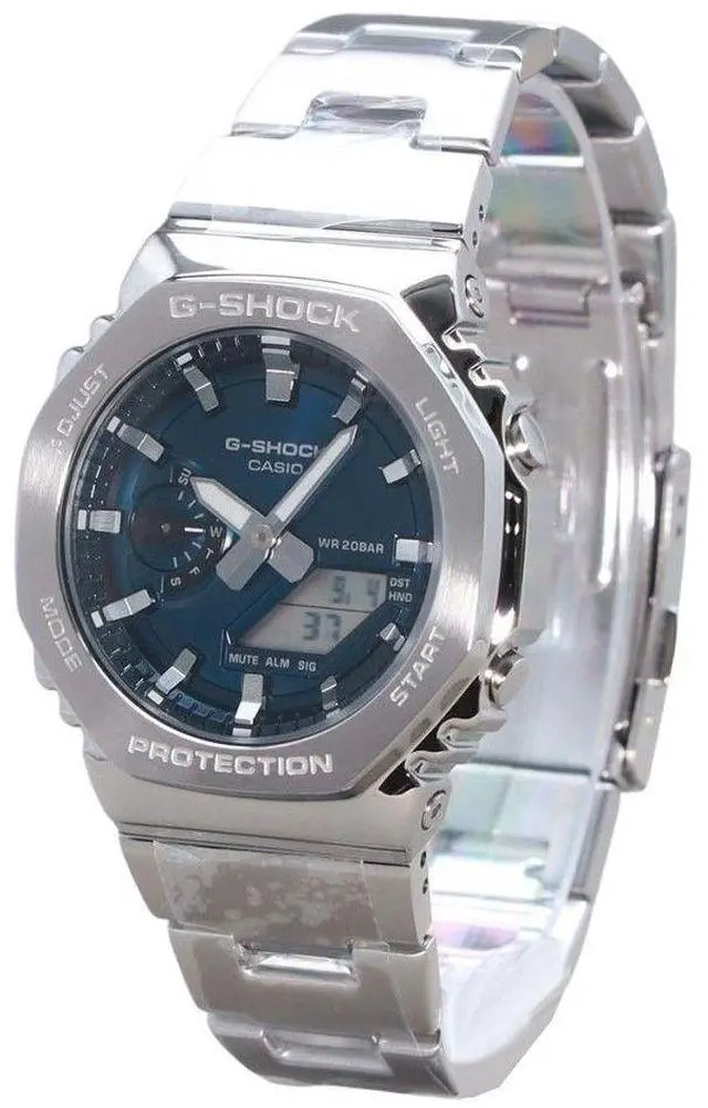 Main image of Casio G-Shock Blue Dial Quartz Sports 200M Men's Watch GM-2110D-2B