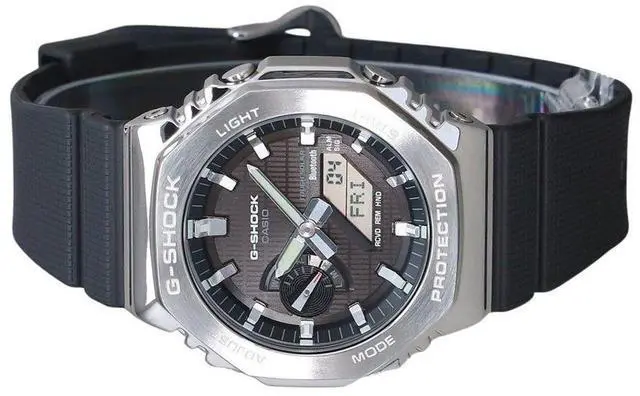 Alt view image 3 of 4 - Casio G-Shock G-Steel Black Dial Sports Tough Solar 200M Men's Watch GBM-2100-1A