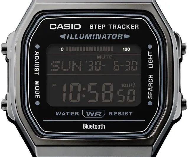 Alt view image 2 of 3 - Casio Vintage Digital Smartphone Link Casual Quartz Unisex Watch ABL-100WEGG-1B