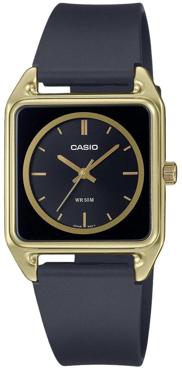 Main image of Casio Standard Analog Resin Strap Black Dial Quartz MTP-B170-1EV Men's Watch