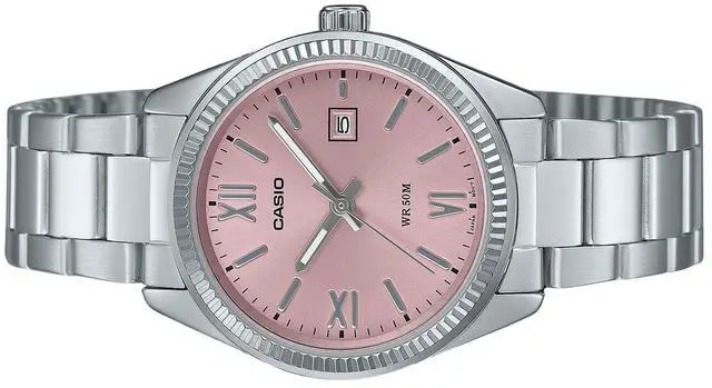 Alt view image 3 of 3 - Casio Standard Pink Dial Quartz Dress Women's Watch LTP-1302DD-4A1V