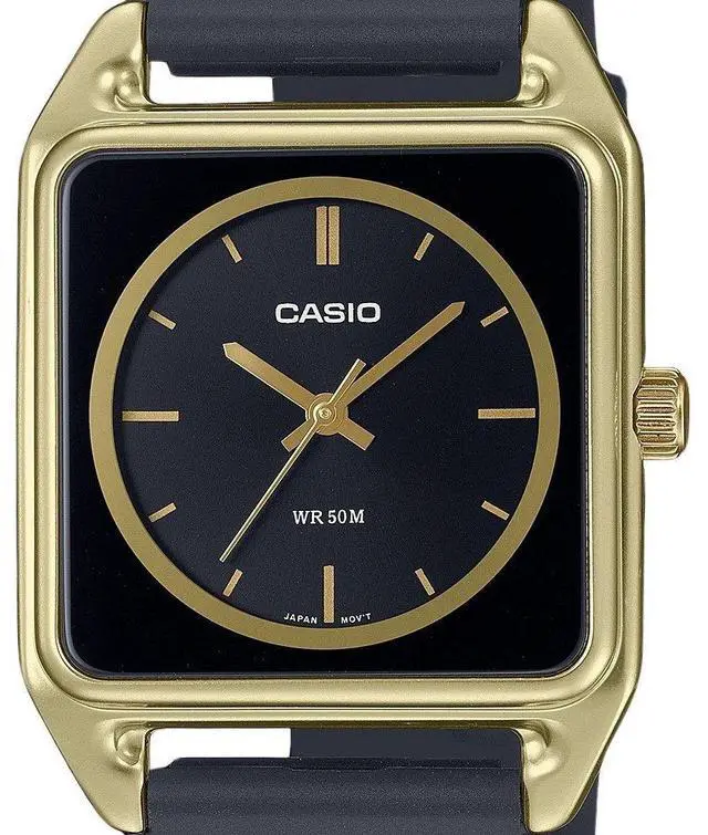 Alt view image 2 of 3 - Casio Standard Analog Resin Strap Black Dial Quartz MTP-B170-1EV Men's Watch