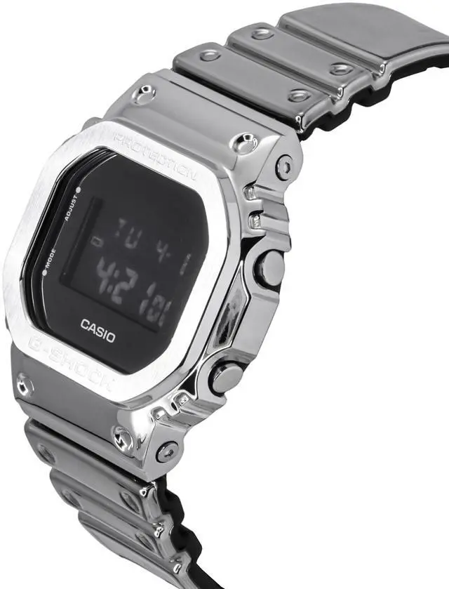 Alt view image 7 of 7 - Casio G-Shock Black Dial Quartz Sports 200M Men's Watch GM-5600YM-8