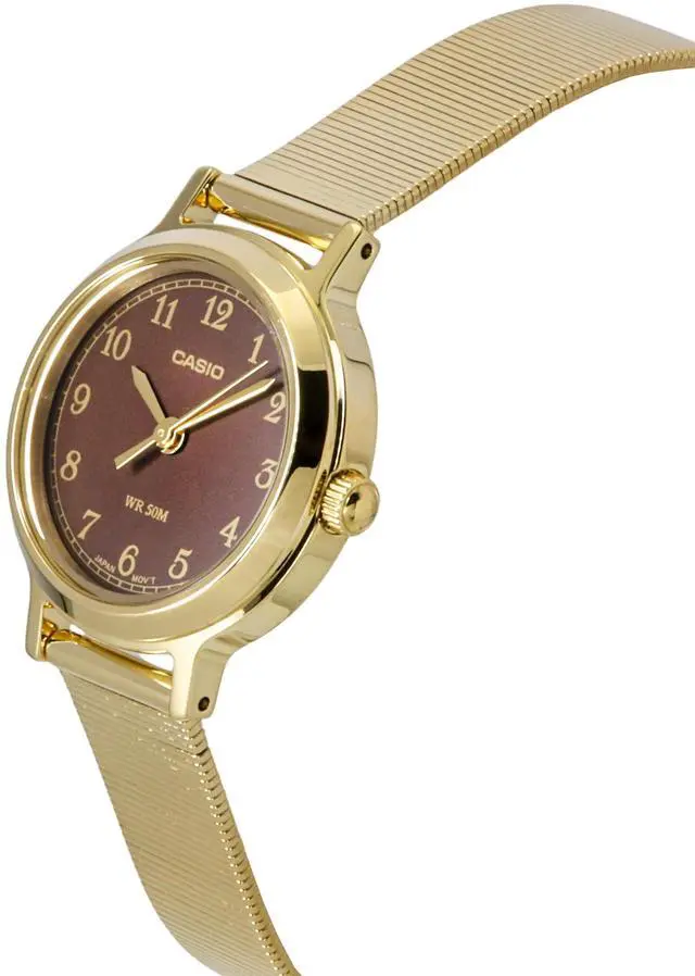 Alt view image 2 of 3 - Casio Standard Analog Brown Dial Quartz Casual Women's Watch LTP-B170G-5BV
