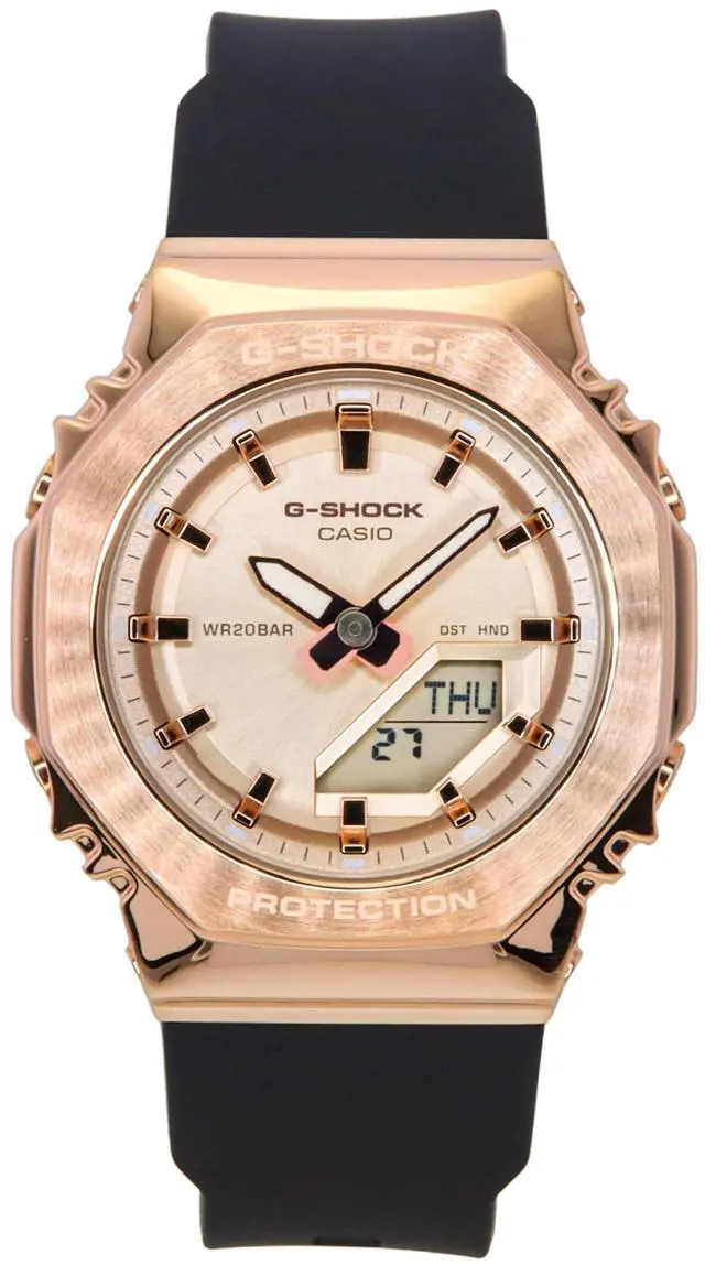 Main image of Casio G-Shock Gold Dial Quartz Sports 200M Women's Watch GM-S2110PG-1A4