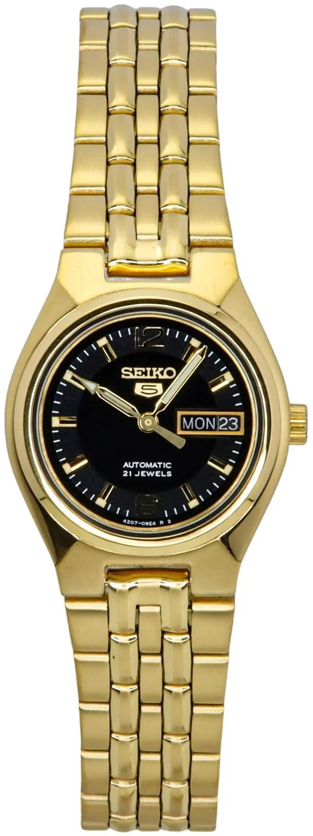 Main image of Seiko 5 #SYMK38K1 Women's Gold Tone Self Winding Automatic Watch