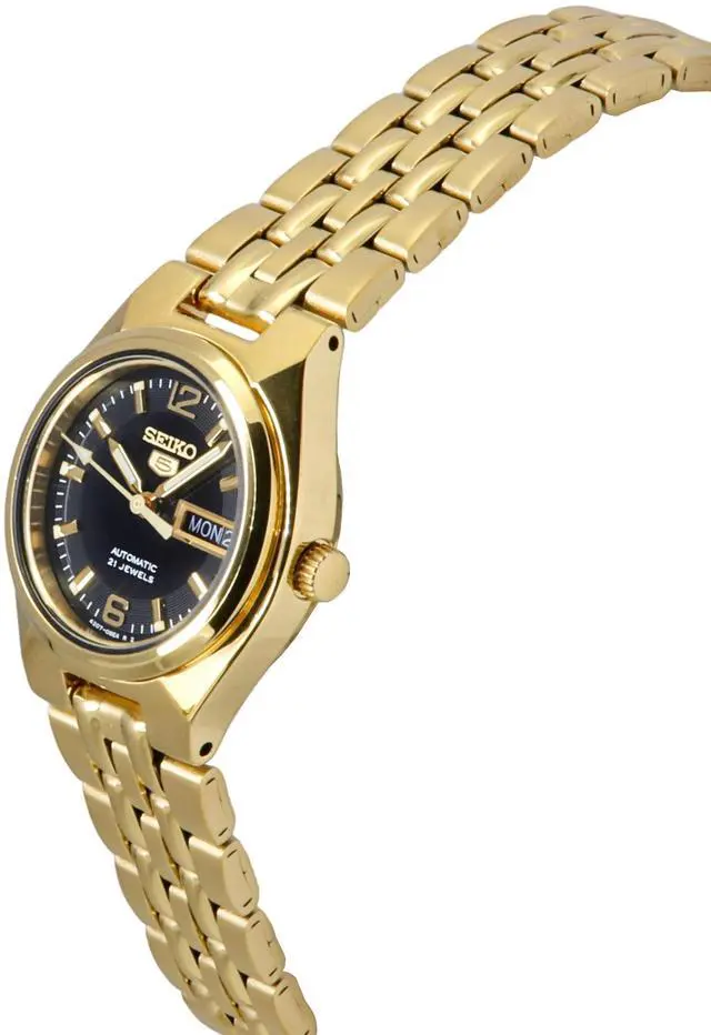 Alt view image 3 of 4 - Seiko 5 #SYMK38K1 Women's Gold Tone Self Winding Automatic Watch