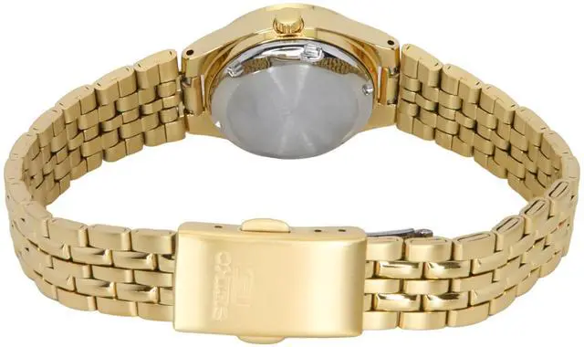 Alt view image 4 of 4 - Seiko 5 #SYMK38K1 Women's Gold Tone Self Winding Automatic Watch