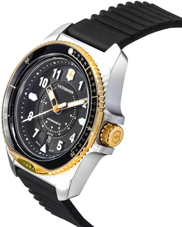 Alt view image 3 of 4 - Victorinox Journey 1884 Black Dial Quartz Diver's 200M Men's Watch 242014